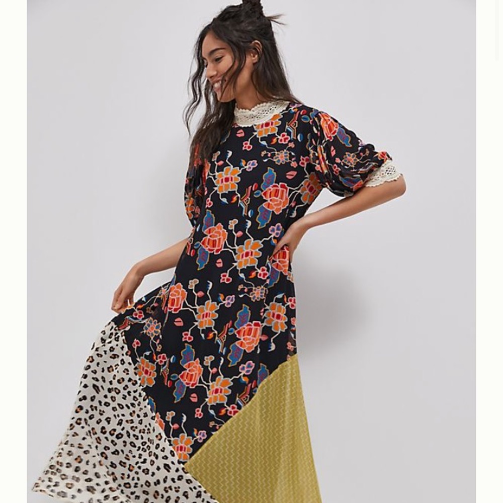 Soniya Embroidered Maxi Dress Anthropologie